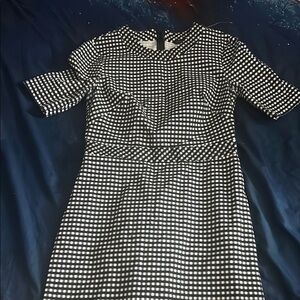 Black and White Checkered Dress